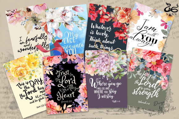 Download Printable BIBLE VERSES TAGS #86 - Premium Bundle