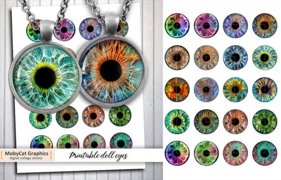 Download Printable Eyes Digital Collage Sheets - Digital collage sheets Collection