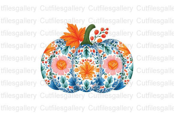 Download Fall Floral Pumpkin PNG, Boho Floral PNG - Floral Collection