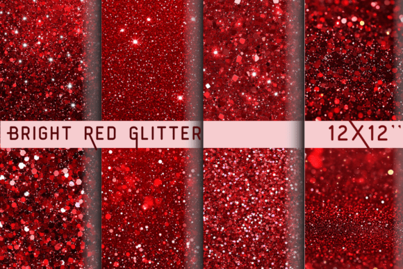 Download Bright Red Glitter Background - Premium Resources