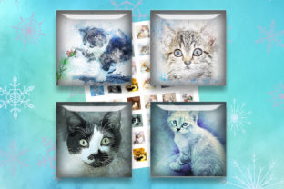 Download Cats Printable Digital Collage Sheets - Premium Resources