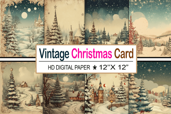 Download Vintage Christmas Card - Vintage christmas card Collection