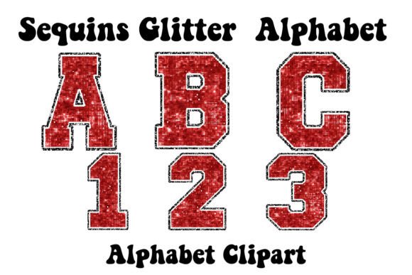 Download Sequin Faux Glitter Red and Black Png - Red Collection