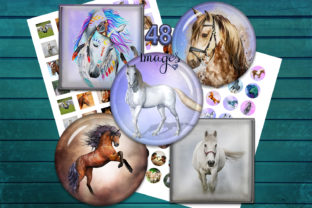 Download Horses Digital Collage Sheets - Premium Resources