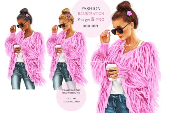 Download Fashion Girl Clip Art, Girl Palnner - Fashion girl clip art Collection