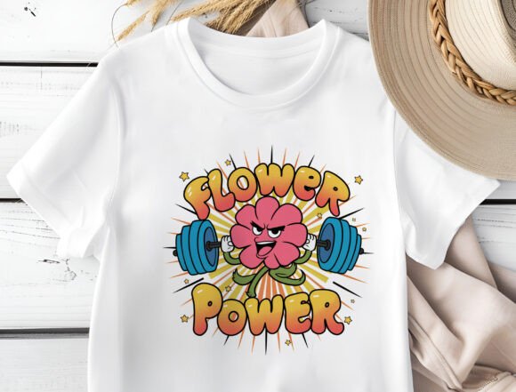 Download Flower Power Png, Retro Floral Design - Floral Collection