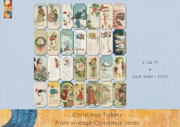 Download Vintage Christmas Card Tickets - Vintage christmas card Collection