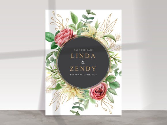 Download Elegant Floral Wedding Invitations Card - Floral Collection